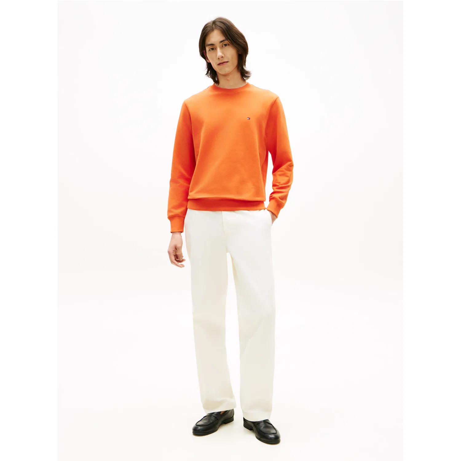 Мужской свитшот с круглым вырезом Tommy Hilfiger, Orange — фото 3
