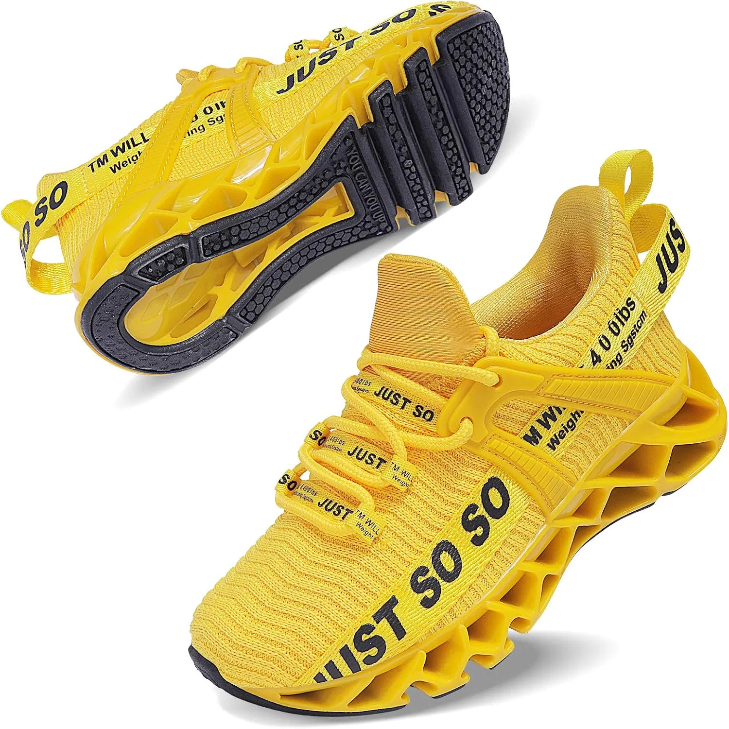 Детские кроссовки для бега с нескользящей подошвой COKAFIL, Yellow