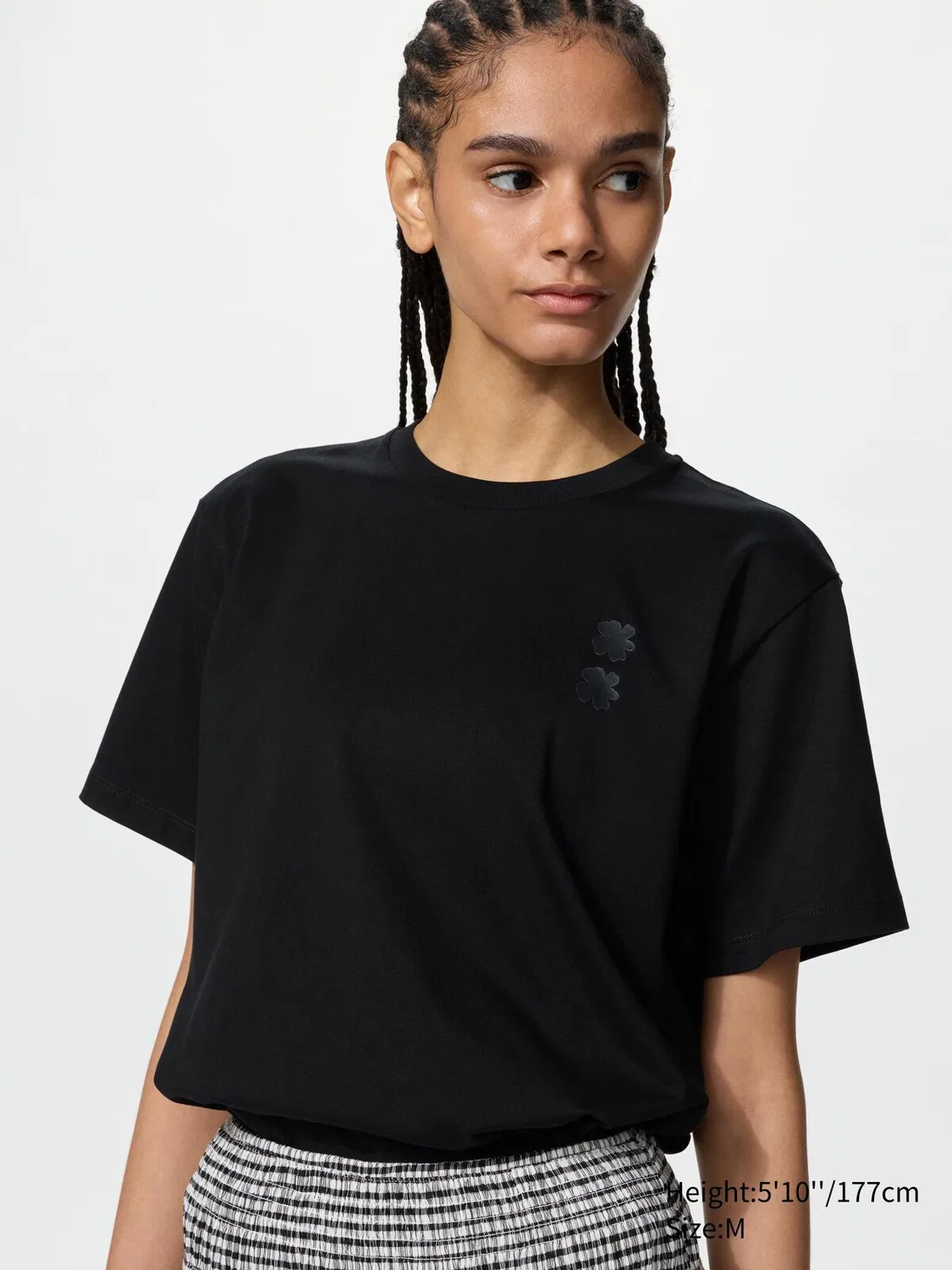 Футболка Uniqlo, с графическим принтом, белый — фото 3