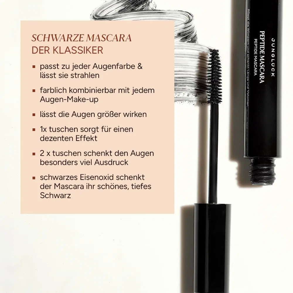 Тушь для ресниц Peptide Mascara, junglück, 8 мл, Black — фото 4