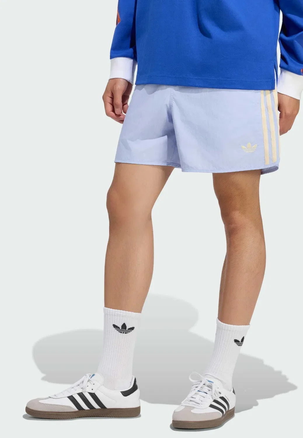 Шорты для спринта - спортивные штаны Adidas Originals, Blue Dawn Warm Vanilla