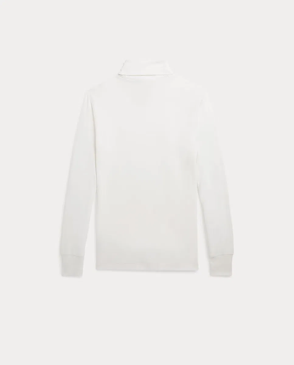 Футболка с длинным рукавом, Unisex Interlock, Polo Ralph Lauren, белый — фото 2