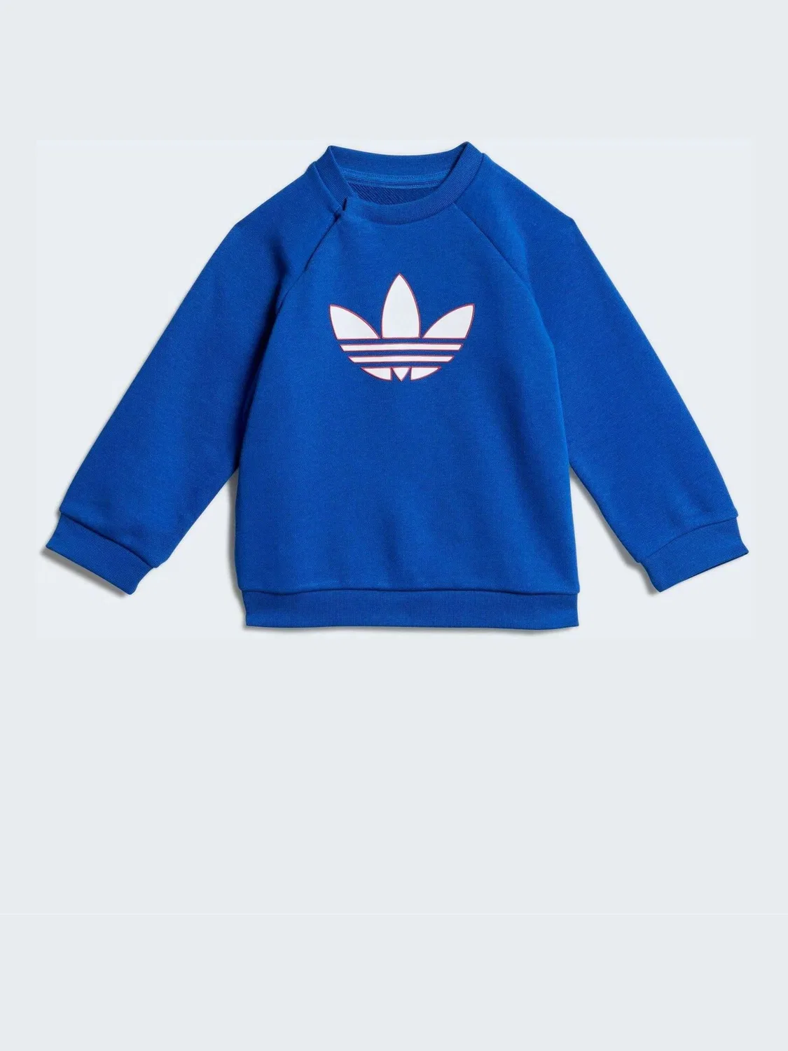 Комплект из свитшота и джоггеров Trefoil, adidas Originals, синий — фото 2