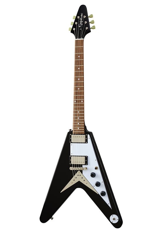 

Электрогитара Epiphone EIFVEBNH2 Flying V, черное дерево