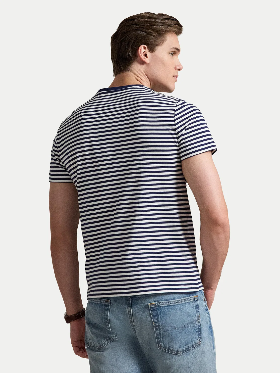 Мужская футболка стандартного кроя Polo Ralph Lauren, темно-синий — фото 3