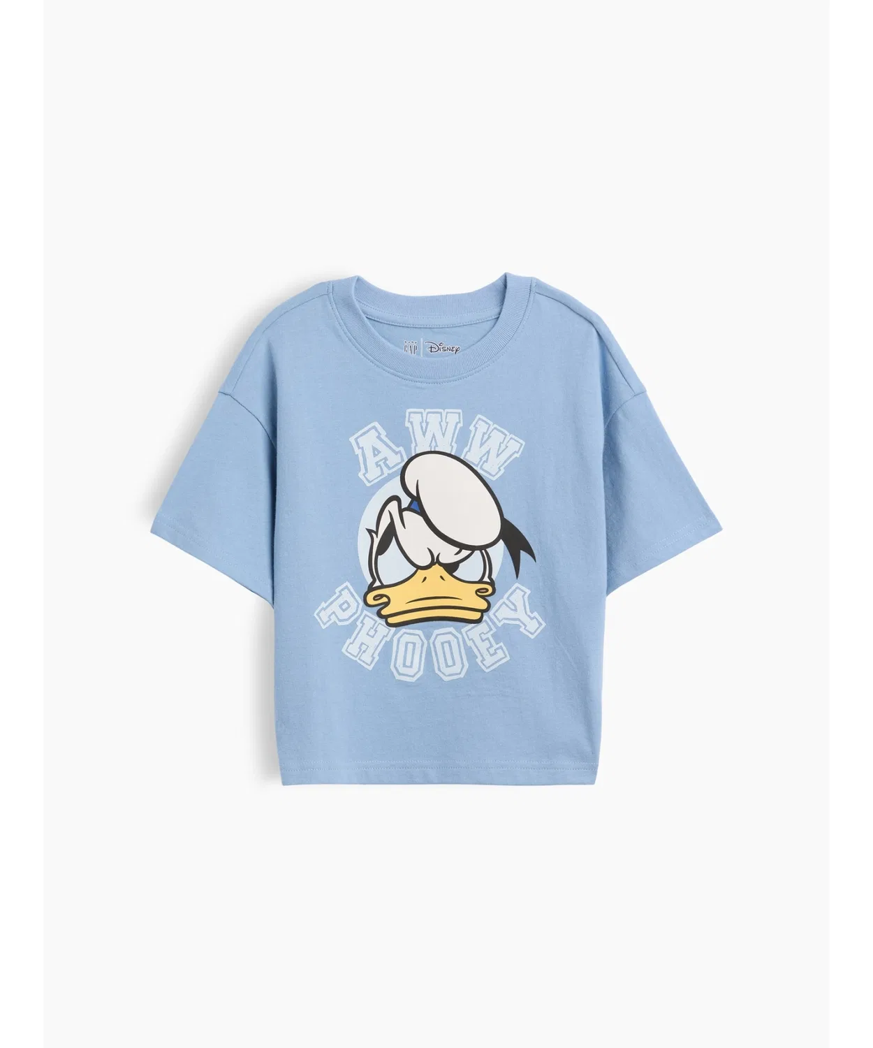 Детская футболка с принтом Oversized Gap × Disney Blue