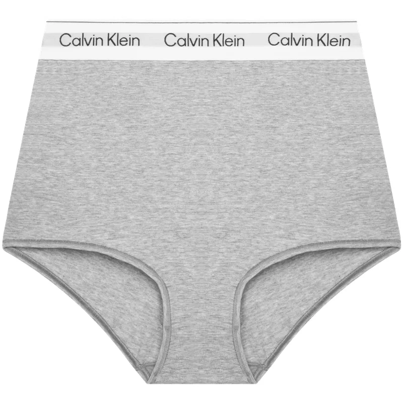 Женские трусы-слипы с принтом Modern Gravity Band Calvin Klein, Coconut Gray