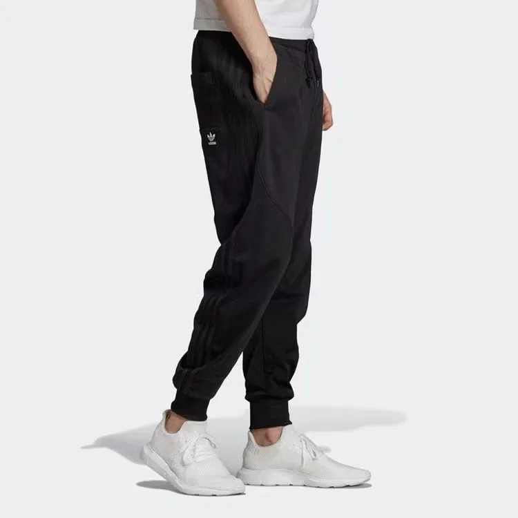 Штаны спортивные с логотипом Adidas, черный — фото 4