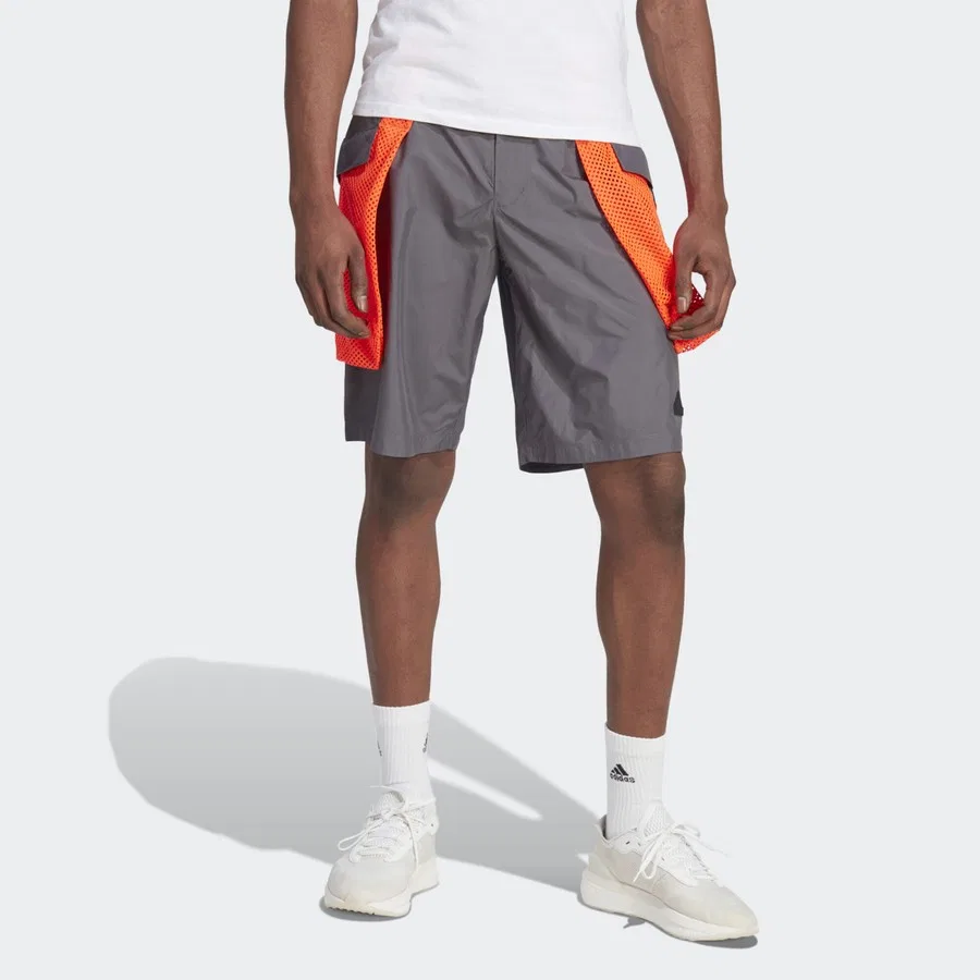 Шорты спортивные с принтом City Escape Premium adidas, Серый