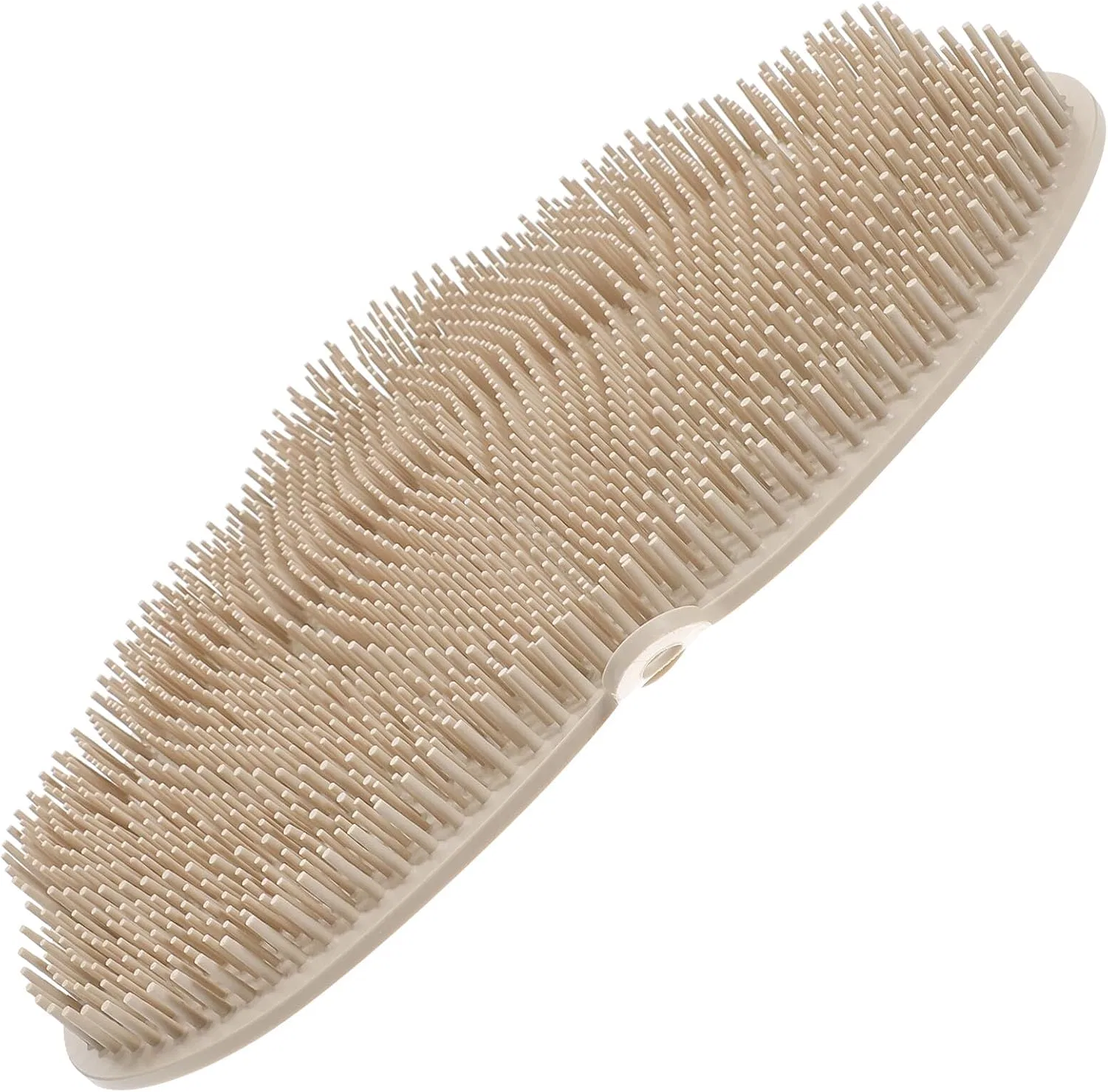 Скребок для тела и ног COLLBATH, TPE, 30x25.5x2 см, Khaki