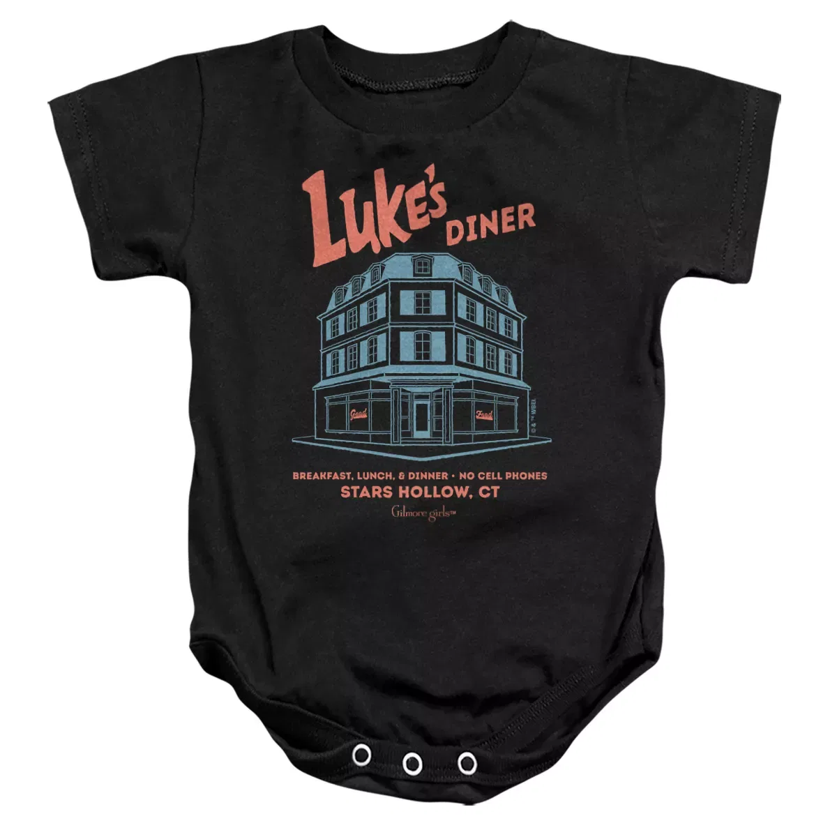 Детский боди с коротким рукавом Gilmore Girls, Black