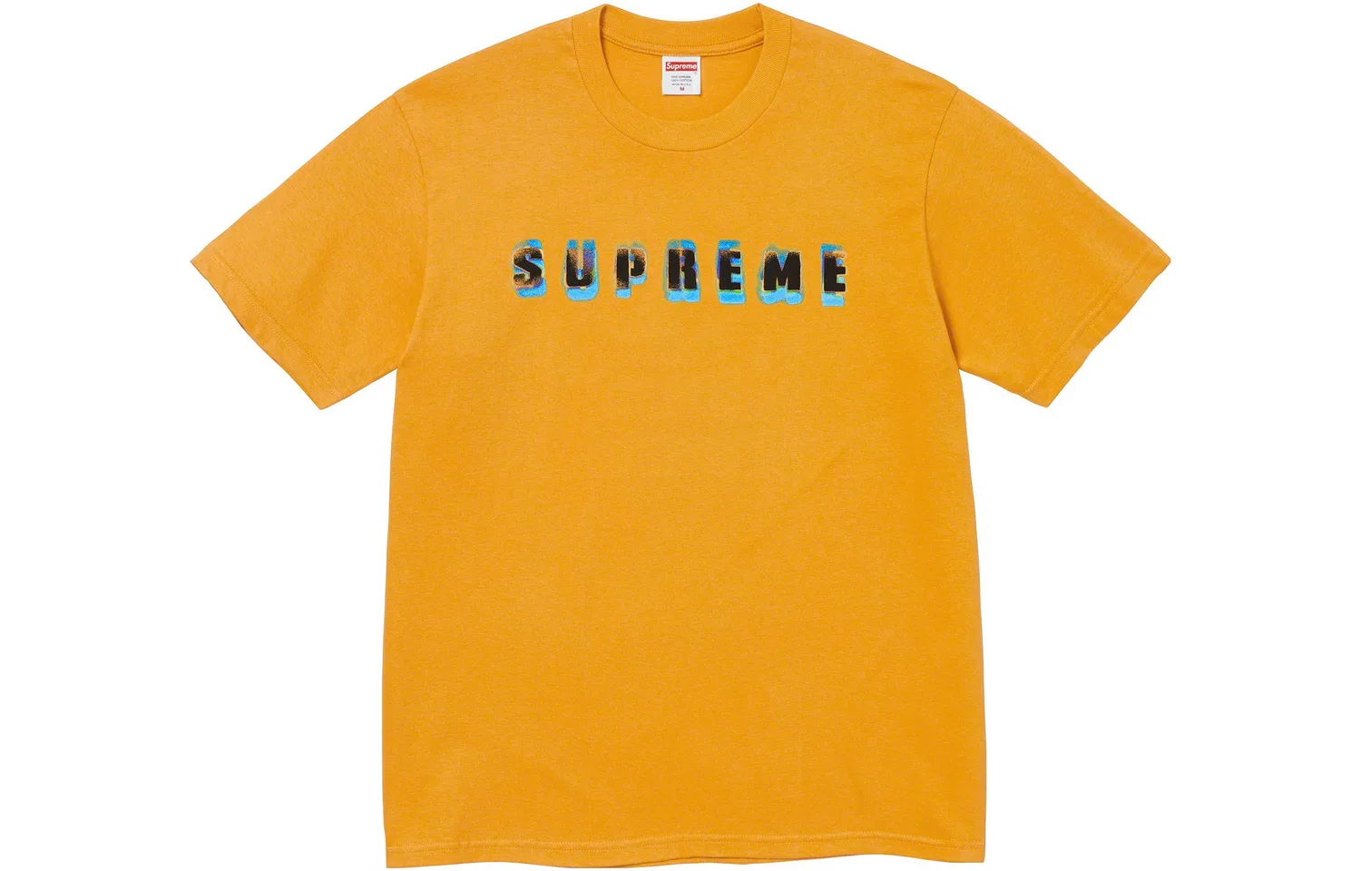 Футболка с принтом Supreme, Mustard Yellow/Mustard