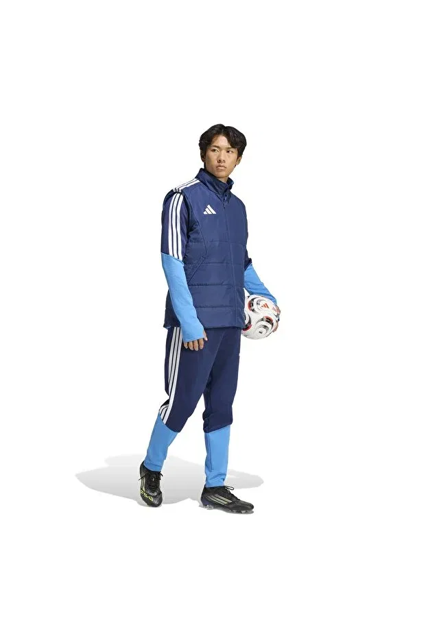 Мужской спортивный жилет с длинным рукавом Tiro26C winvst men's sports vest kb2720 Adidas, Navy Blue — фото 3