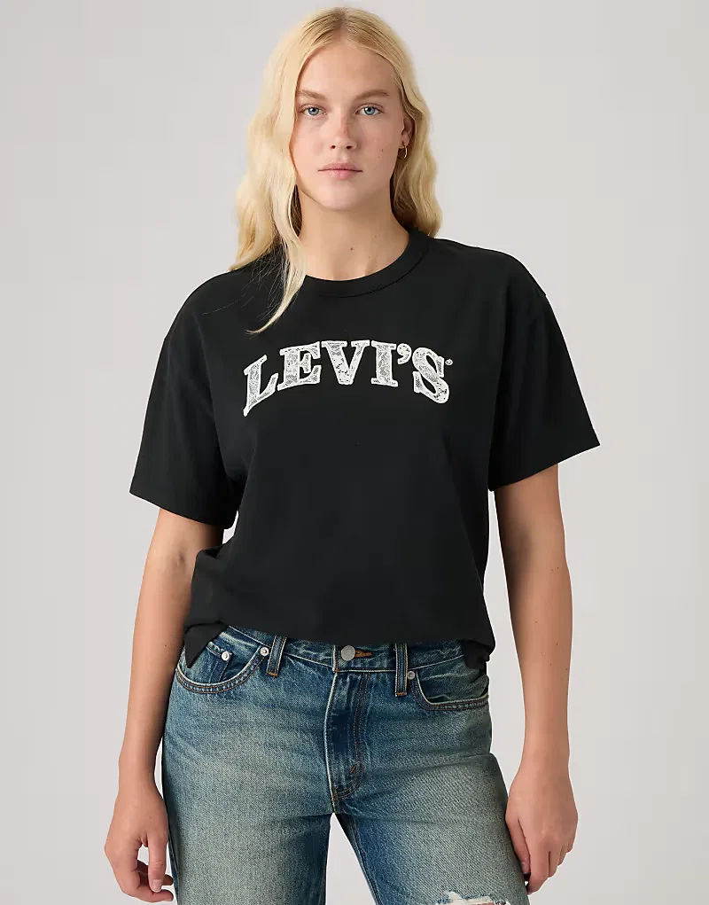 Футболка винтажная Graphic Levi's, черный — фото 4
