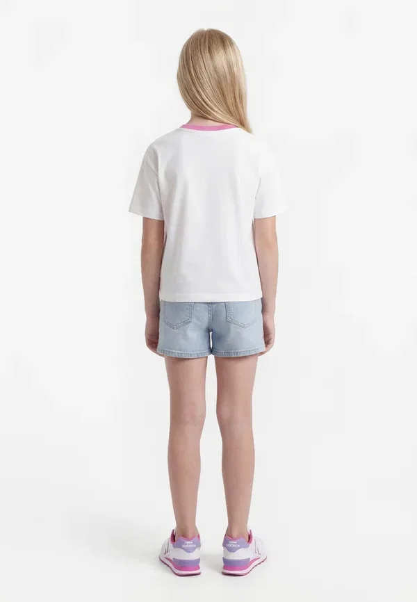 Футболка хлопковая Prefer to fly graphic tee, New Balance, Bright White, белый — фото 2