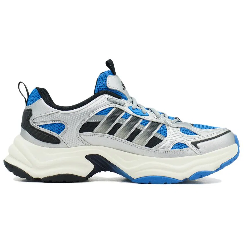 Детские кроссовки массивные с принтом XLG FIN PULSE Adidas, Black White Blue — фото 3