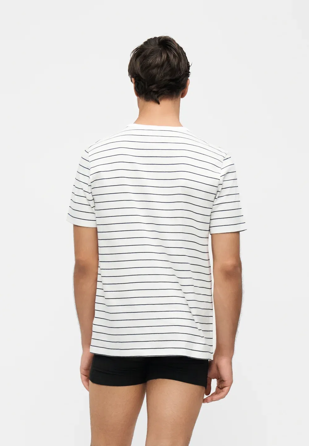 Комплект из 3 футболок с фирменной символикой - майка-футболка Tommy Hilfiger, Blue/Black — фото 3
