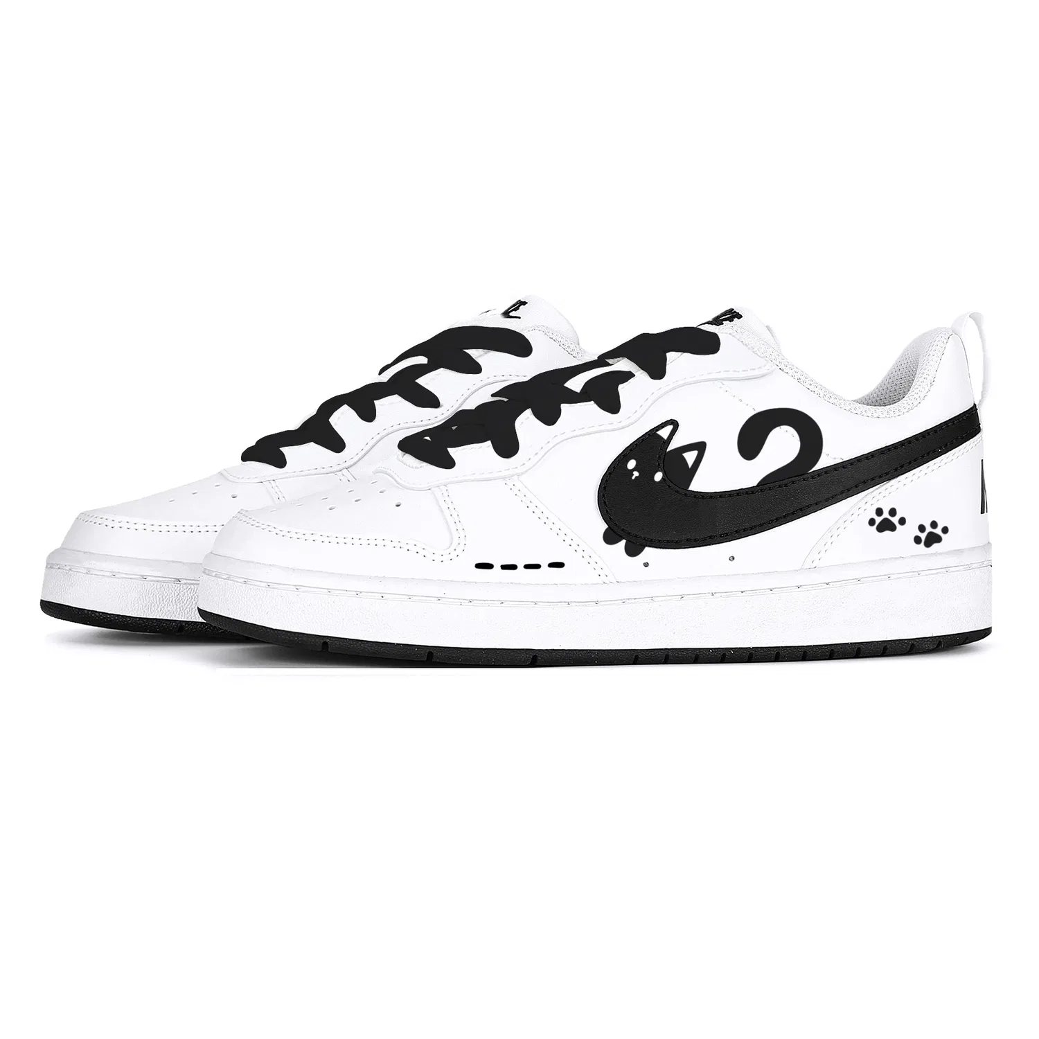 Детские кроссовки для скейтбординга Court Borough, Nike, Black — фото 4