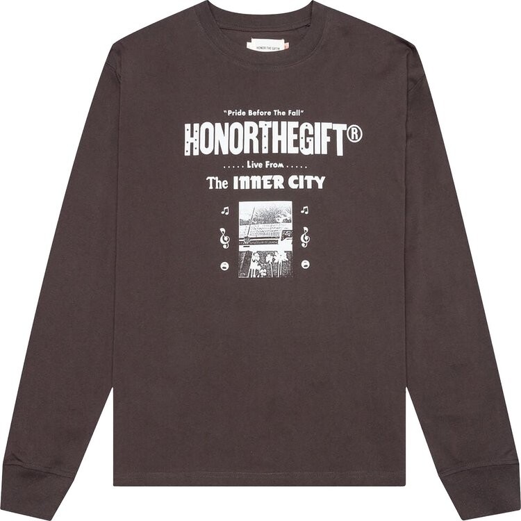 

Лонгслив Honor The Gift Stereo Long-Sleeve 'Black', черный