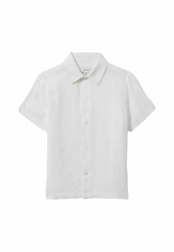 Рубашка хлопковая Holiday shirt Reiss, белый — фото 3