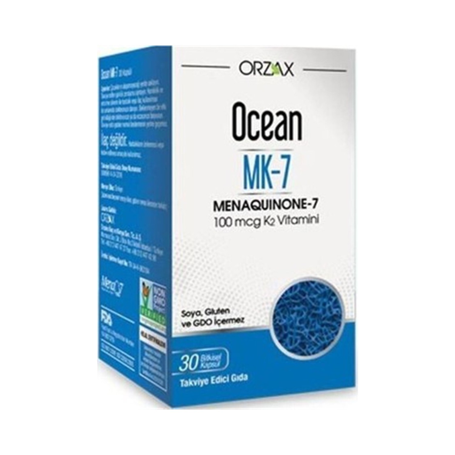 

Менахинон-7 Ocean Orzax, 30 капсул