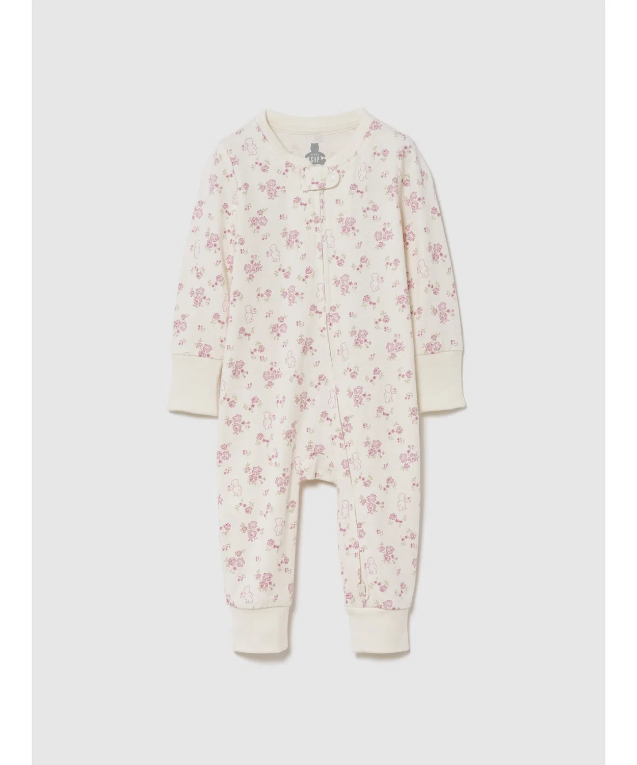Детский комбинезон-боди с длинным рукавом с принтом GAP, Pink