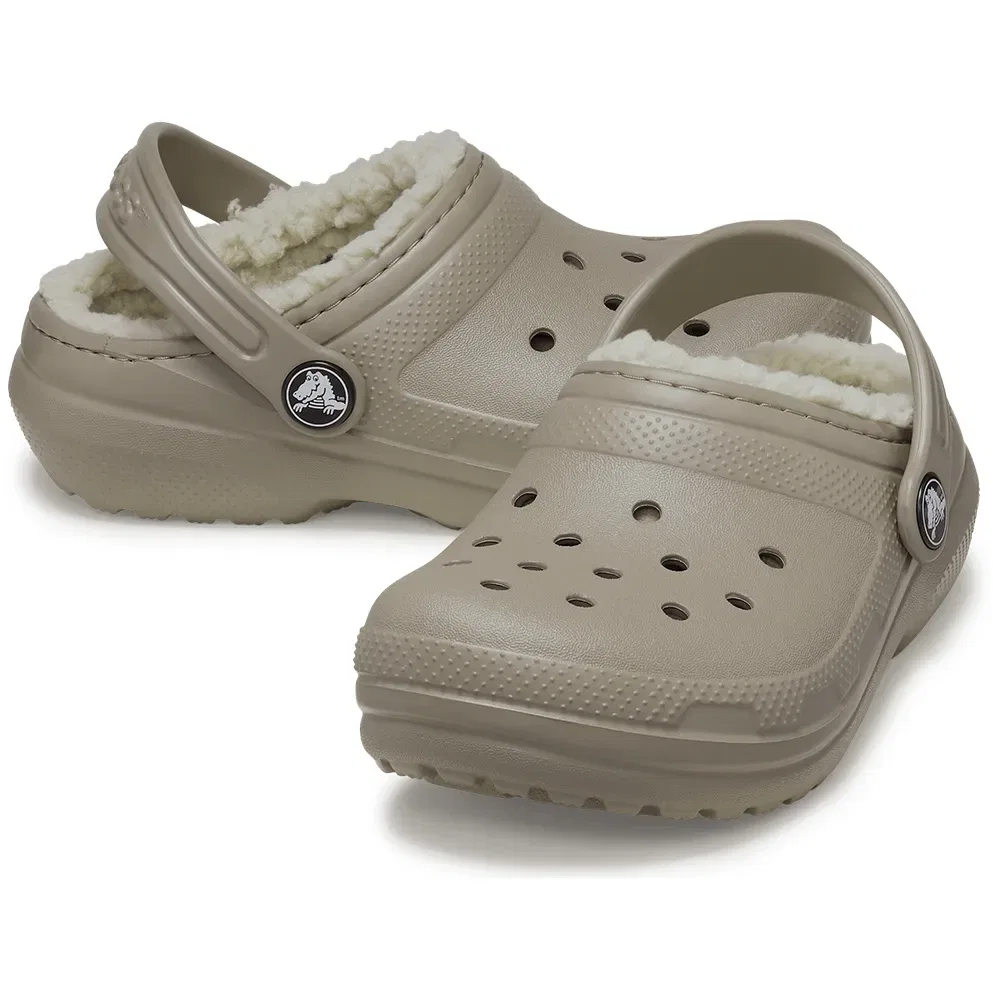 Сабо Crocs Classic Lined, бежевый — фото 4
