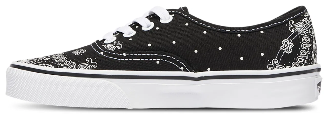 Кроссовки для мальчиков Authentic Vans, белый/черный — фото 2