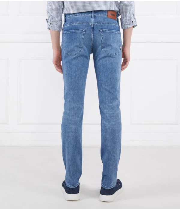 Мужские джинсы Slim Fit Delaware BOSS, синий — фото 4