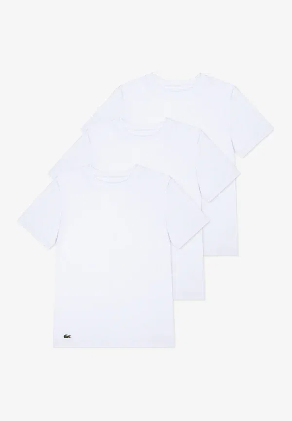 Комплект из 3 базовых футболок Lacoste, белый