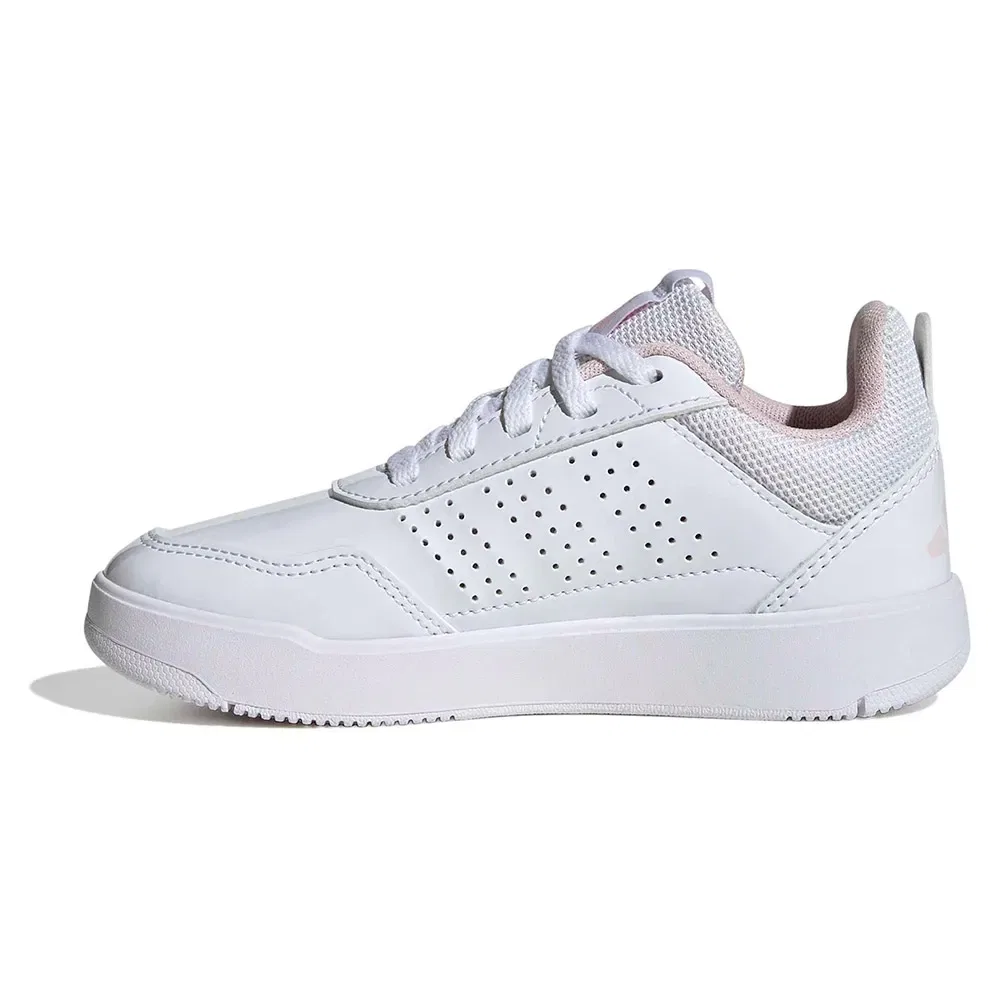 Детские кроссовки для девочек с классической шнуровкой Tensaur Sport 3.0 K Adidas, White — фото 3