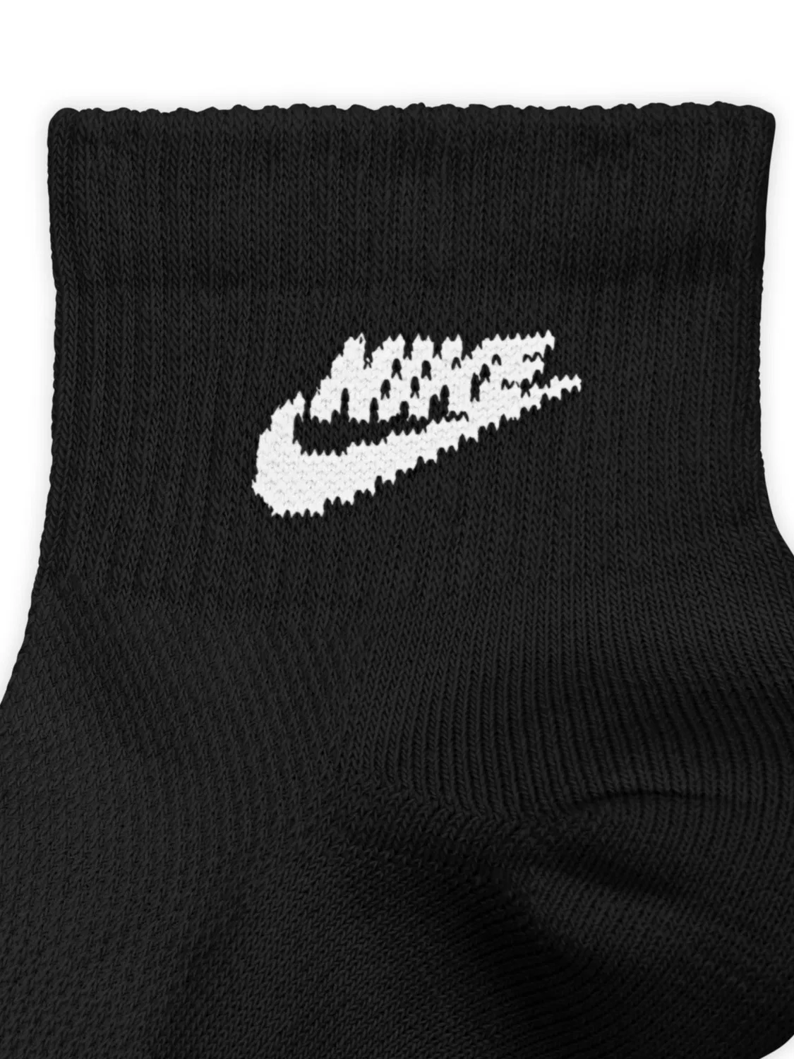 Носки Nike Everyday Crew, 3 пары, черный — фото 4