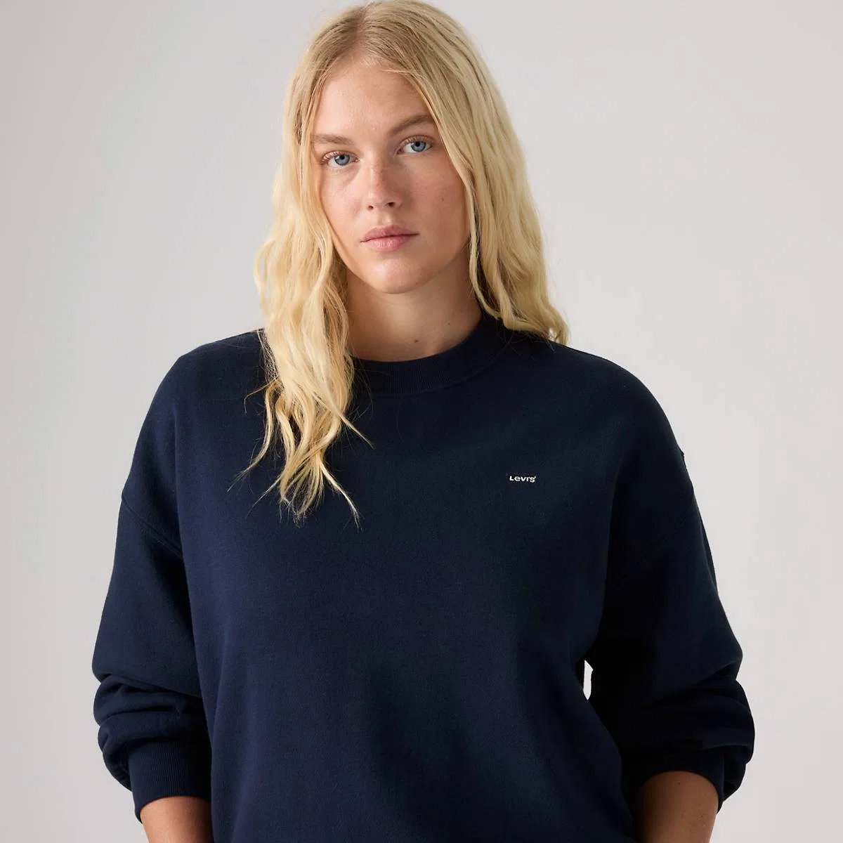 Повседневная толстовка с круглым вырезом Levi's, Navy Blazer - Blue — фото 2