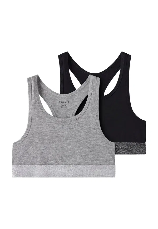 Бюстгальтер комплект 2 шт, дышащий, Bralette 2 pack Name It, черный
