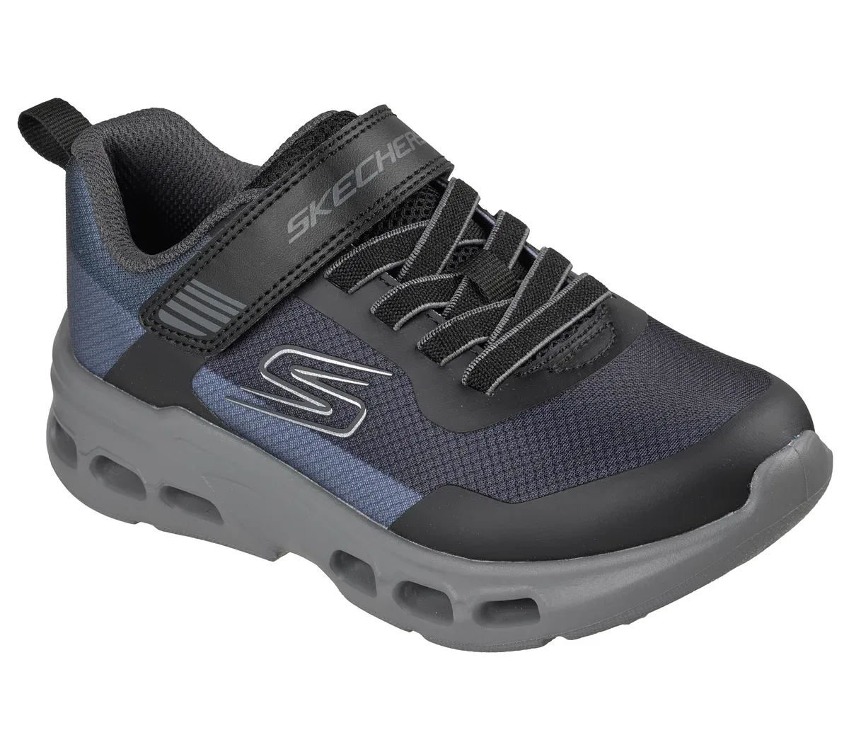 Детские кроссовки Glide-Step Drift - Zorzox Skechers, черный/угольный — фото 4