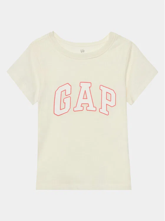 Футболка regular fit Gap, кремовый — фото 2