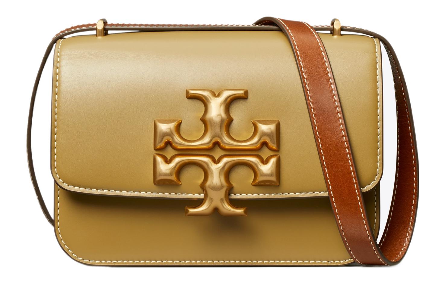 

Сумка через плечо Eleanor из телячьей кожи женская кокосово-желтая TORY BURCH