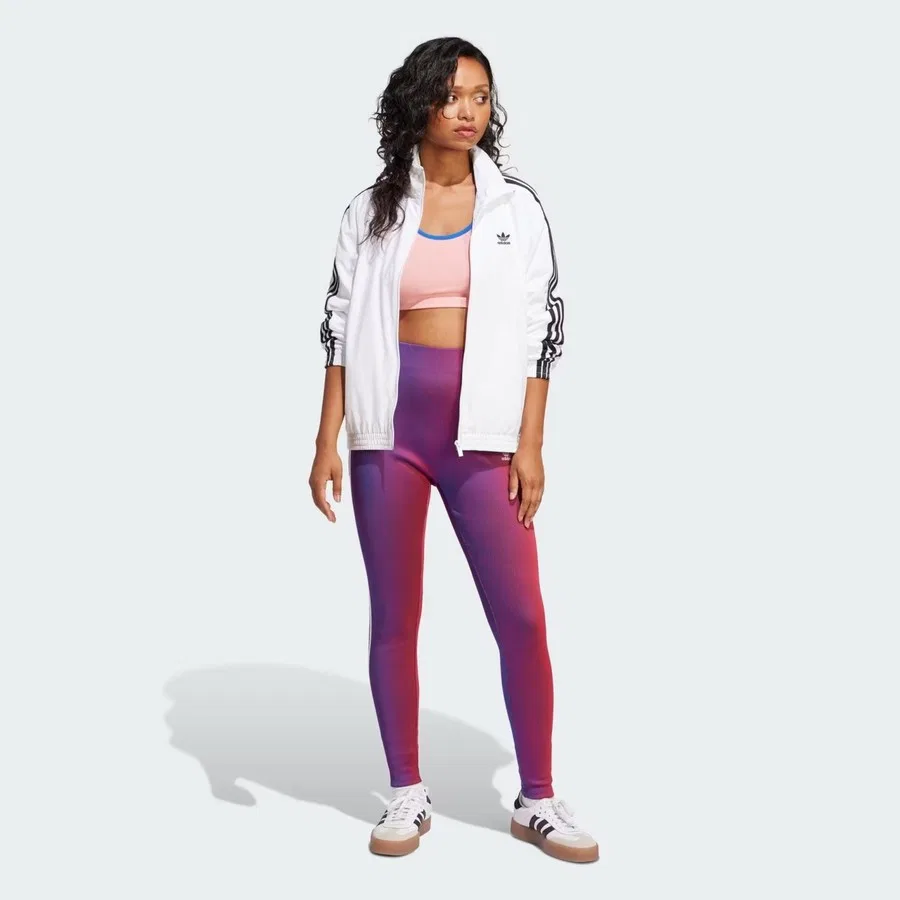 Женские леггинсы с плотной посадкой Rasant Rib adidas, Фиолетовый — фото 3