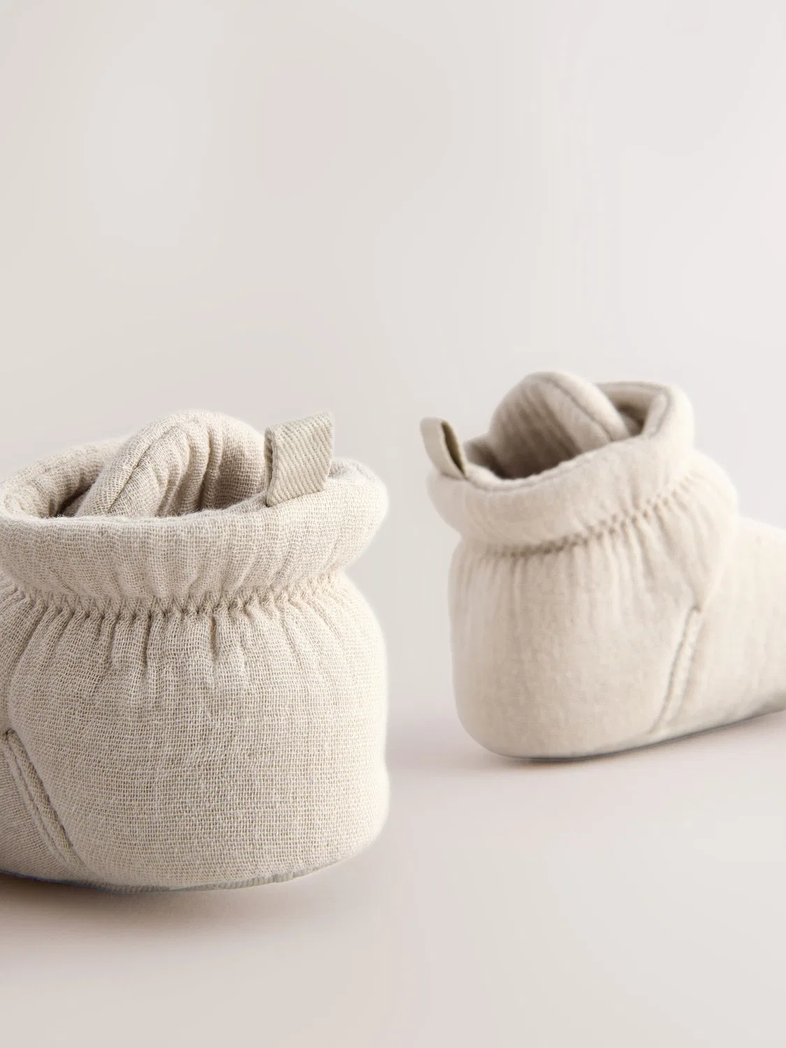 Пинетки Muslin Wrap, модель Baby Slipper Boots Next, нейтральный — фото 4