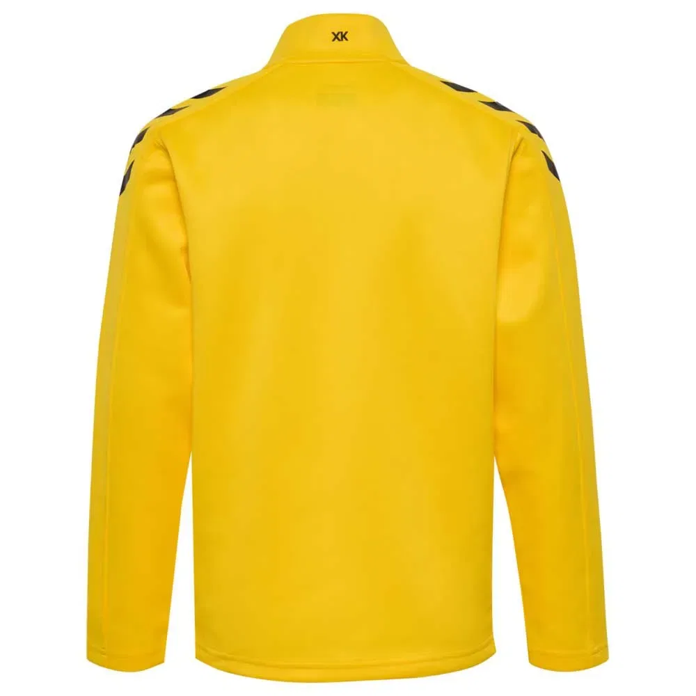 Детское худи с принтом Core XK Poly Hummel, Yellow — фото 2