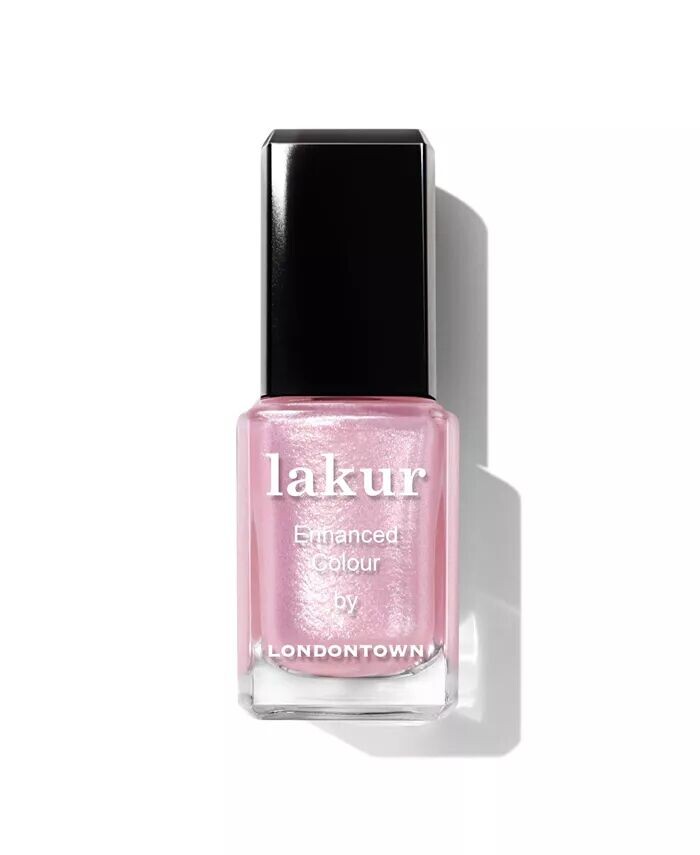 

Лак для ногтей Lakur Enhanced Color, 0,4 унции Londontown, цвет Pink Strawberry (sweet baby pink with ultrafine glitter)