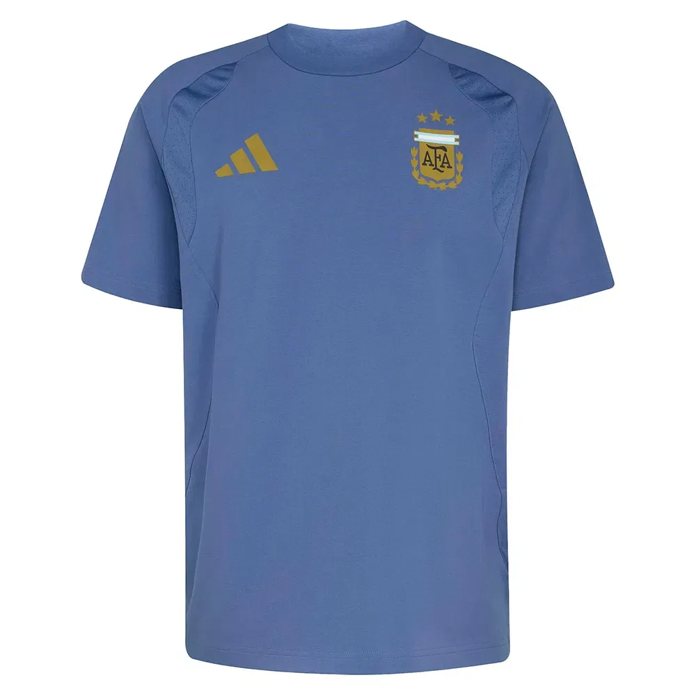 Мужская футболка с принтом Argentina Tiro Travel Adidas, Blue