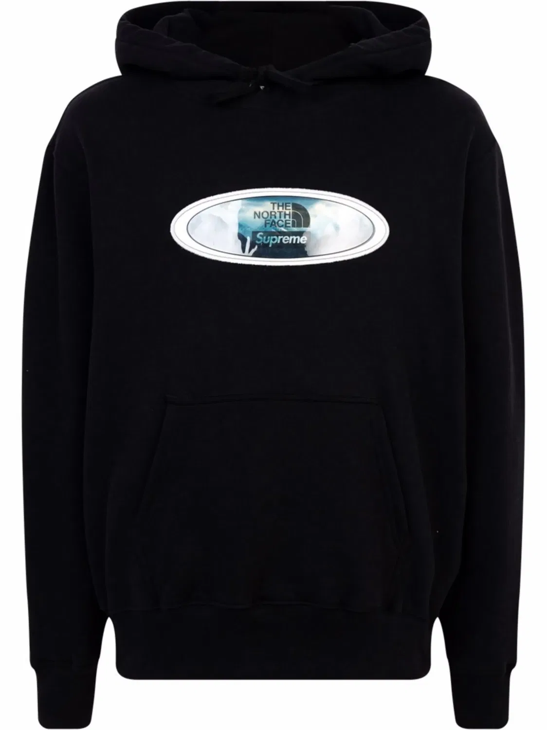 Худи Lenticular Mountain от The North Face Supreme, черный