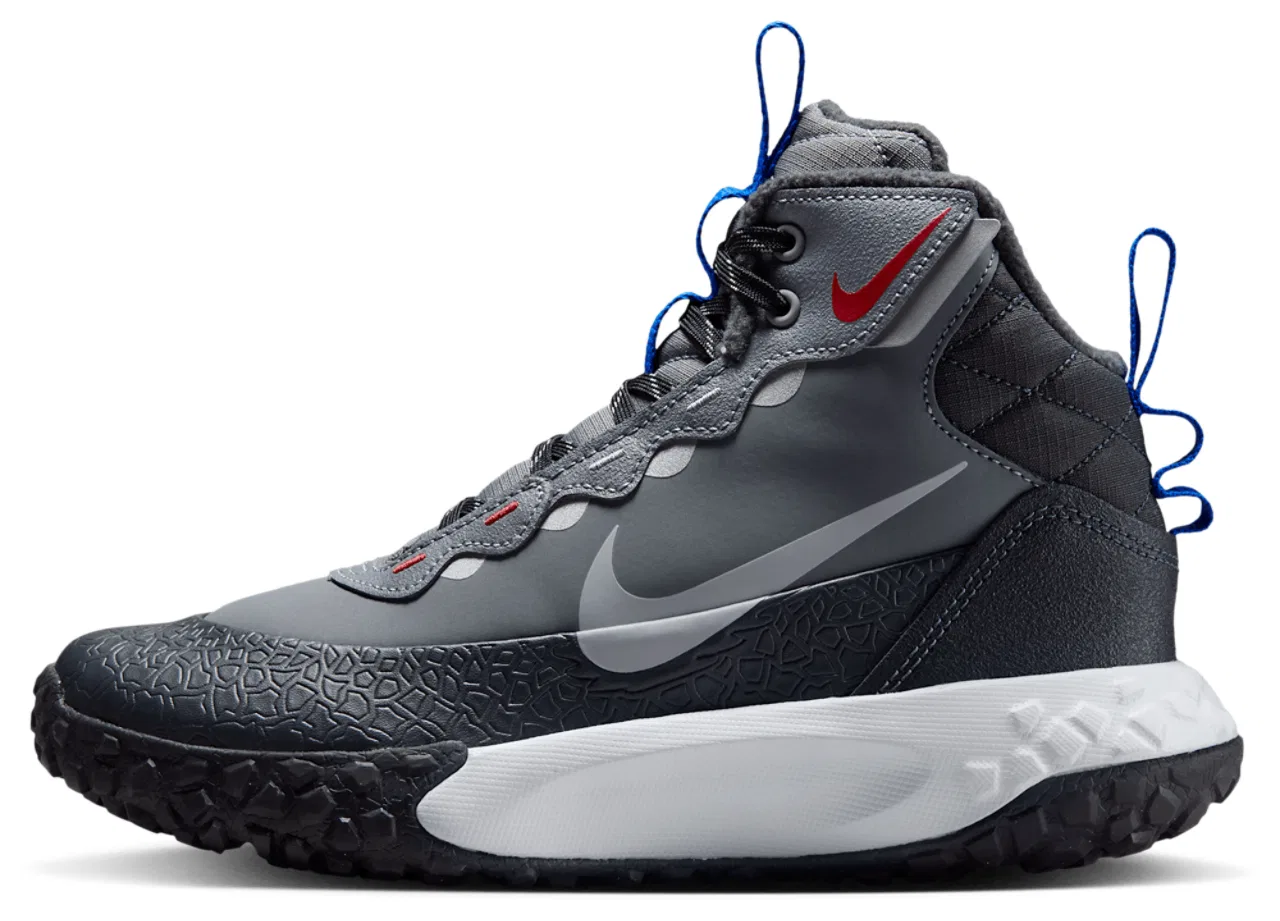 Детские ботинки для мальчиков с текстильным верхом Nike Terrascout, Cool Grey/Pure Platinum/Anthracite — фото 2