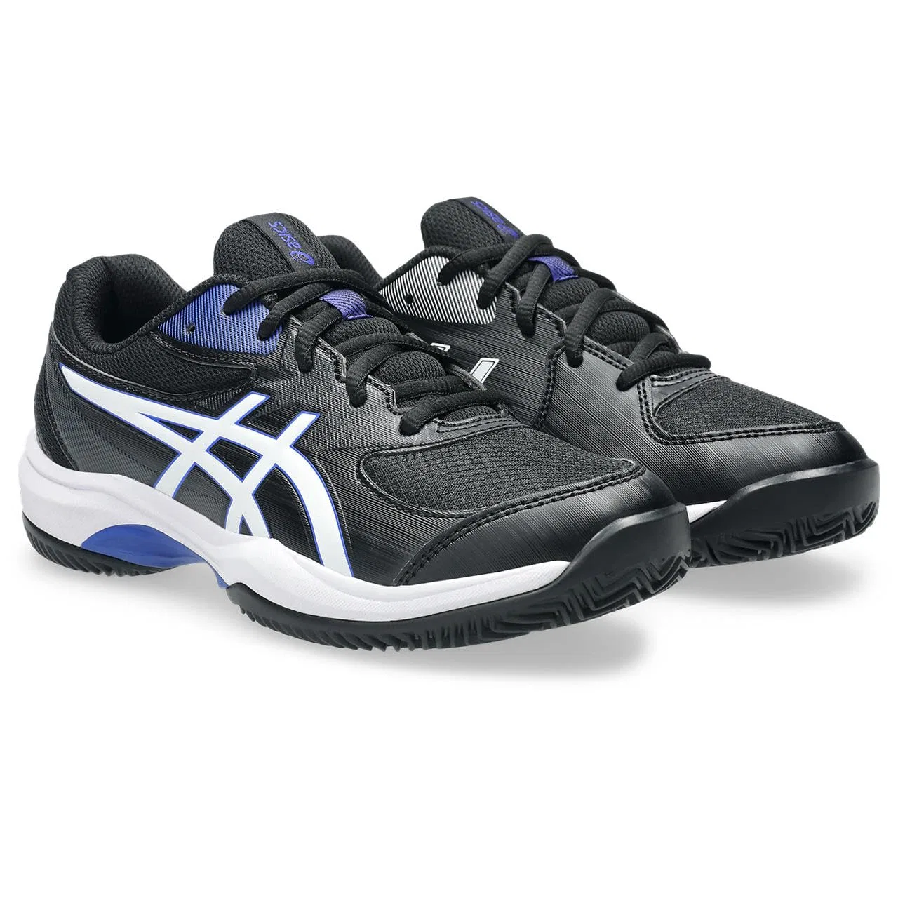 Детские кроссовки для мальчиков с открытым верхом Gel-Game 10 GS Clay ASICS, Black White