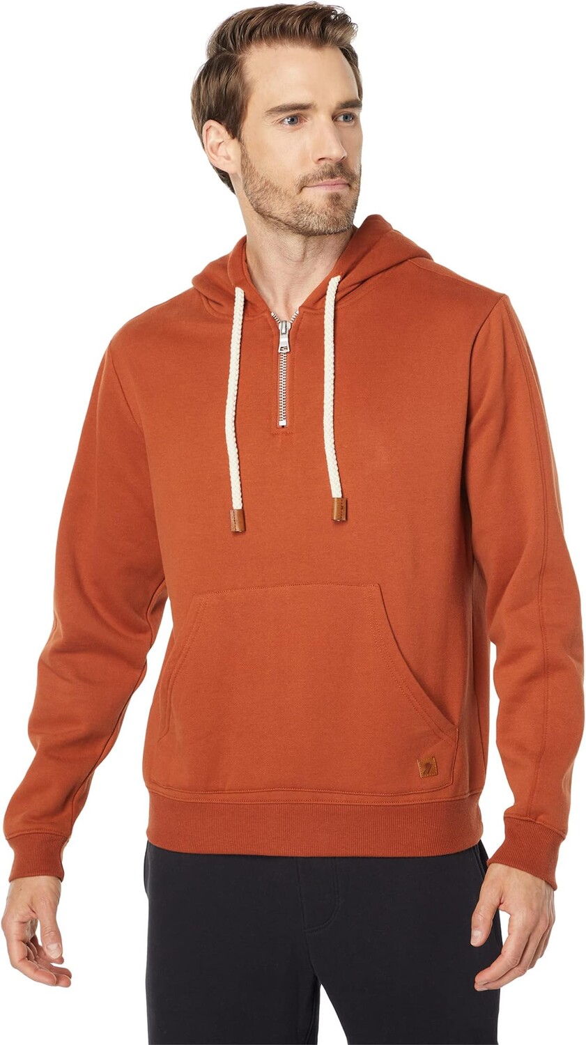 

Толстовка Fundamental Coast Slater 1/4 Zip-Garment Dyed, цвет Ginger