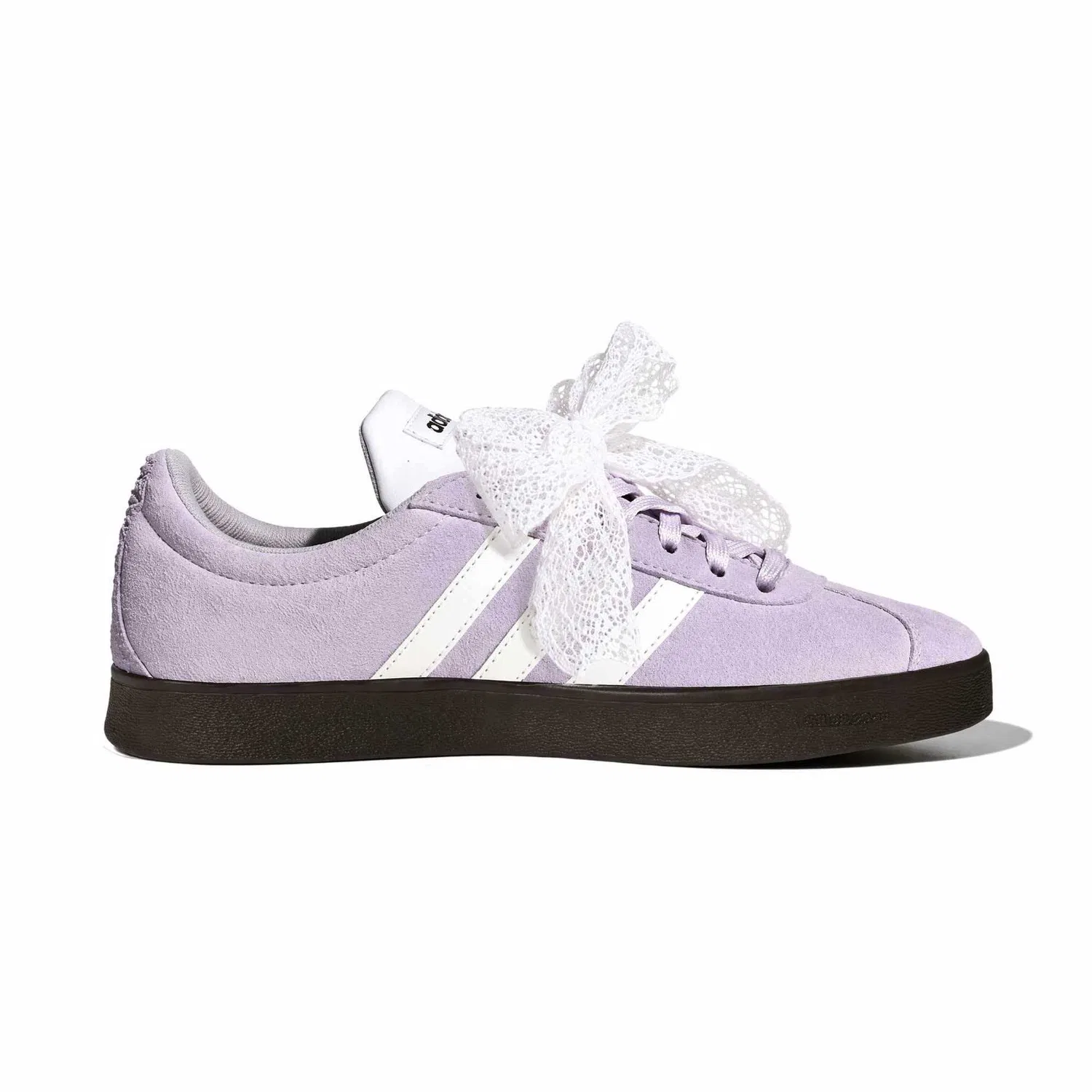 Кроссовки детские с низким верхом Adidas VL COURT 2.0 German Army Trainers, Purple Pink — фото 3