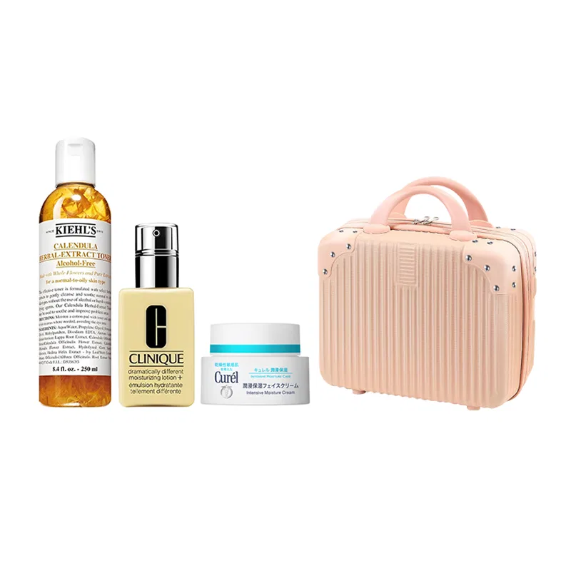 Набор средств по уходу за кожей Calendula Water 250ml+Oil 125ml+Hydrating Cream 40g CLINIQUE, Golden Bowl Flower