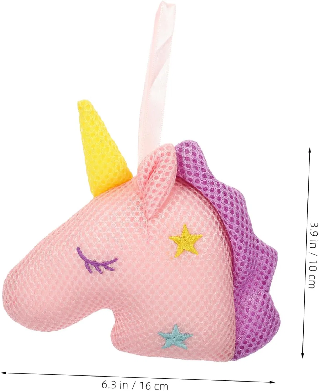 Мочалка для душа Unicorn Bath Shower Ball, набор 6 шт., Healvian, 16x10x15 см, Assorted Colours — фото 4