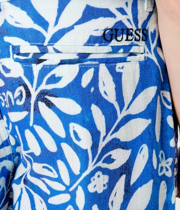Детские шорты для мальчиков классические Guess, синий — фото 4